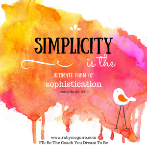 Simplicity #simplicity #goal #coaching